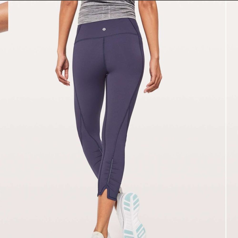 LULULEMON | On Your Mark Crop Leggings Midnight Navy 23” Inseam Women’s Size 6